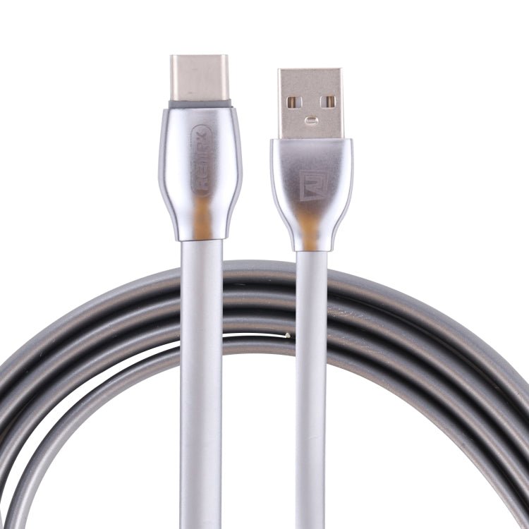 REMAX RC - 035a USB to USB - C / Type - C Laser Charging Data Cable, Cable Length: 1m, Tarnish - ORIWHIZ