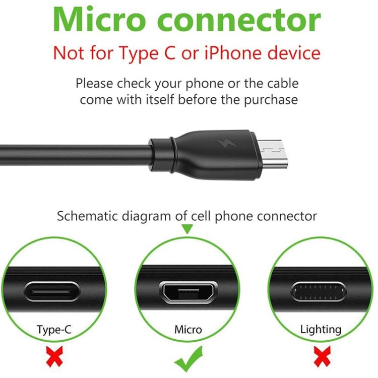REMAX RC - 138m 2.4A USB to Micro USB Suji Pro Fast Charging Data Cable, Cable Length: 1m, Micro USB - ORIWHIZ