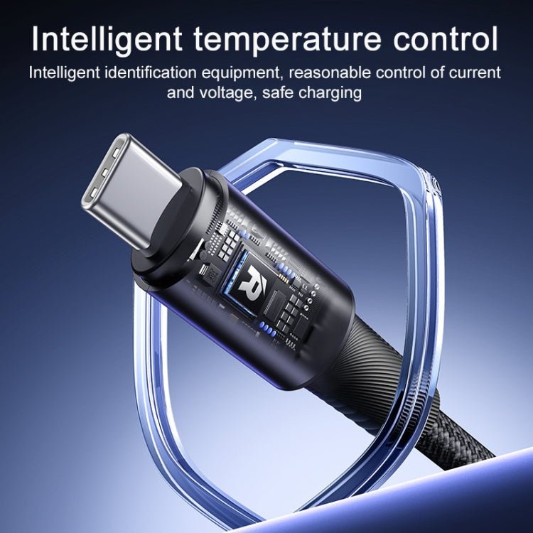 REMAX RC - C100 1.2m 30W Type - C to Type - C Fast Charging Braided Data Cable, Type - C to Type - C - ORIWHIZ