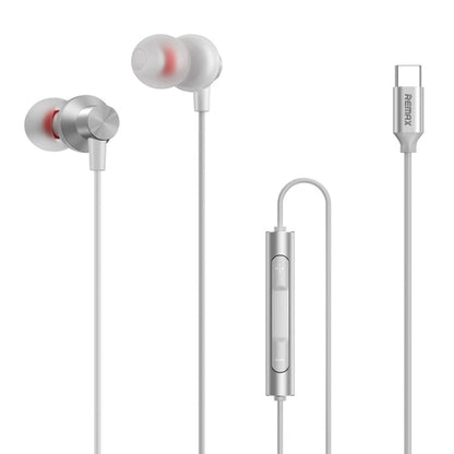 REMAX RM - 560 Type - C In - Ear Stereo Metal Music Earphone with Wire Control + MIC, Support Hands - free, Not For Samsung Phones - ORIWHIZ