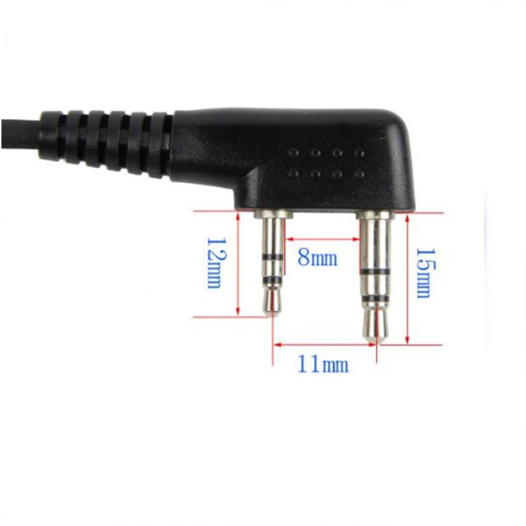 RETEVIS C9001 2 Pin Handheld PTT Speaker Microphone, C9001 - ORIWHIZConsumer ElectronicsRETEVISWalkie Talkie