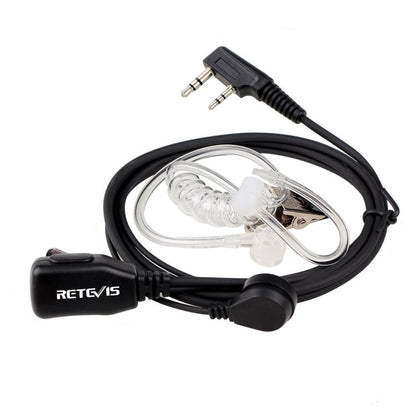 RETEVIS C9003 2 Pin PTT Speaker Microphone Acoustic Tube In - ear Earpiece, C9003 - ORIWHIZConsumer ElectronicsRETEVISWalkie Talkie
