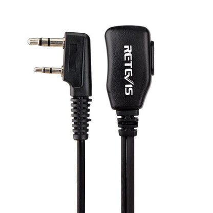 RETEVIS C9003 2 Pin PTT Speaker Microphone Acoustic Tube In - ear Earpiece, C9003 - ORIWHIZConsumer ElectronicsRETEVISWalkie Talkie