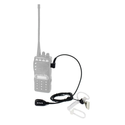 RETEVIS C9025 M 2 Pin PTT Air guide Noise Reduction Covert Acoustic Tube Earphone Microphone, C9025 - ORIWHIZConsumer ElectronicsRETEVISWalkie Talkie