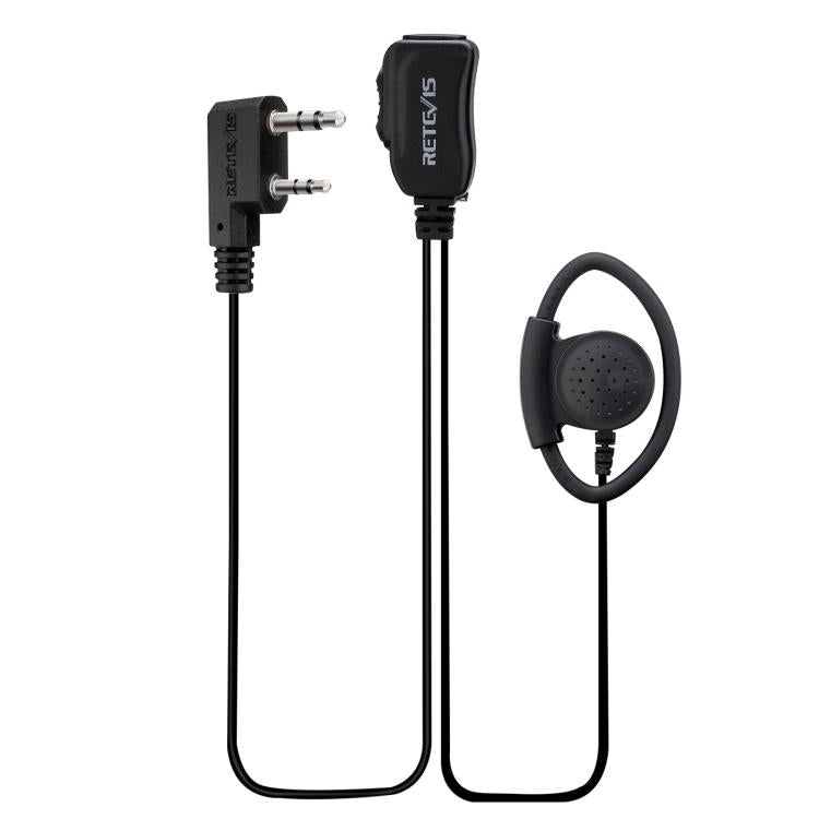 RETEVIS EEK012 Adjustable Contour High Volume K - head Double - needle D - type Ear Hook for H - 777/RT - 5R/RT1/RT2/RT5 /888s/UV5R, EEK012 - ORIWHIZConsumer ElectronicsRETEVISWalkie Talkie