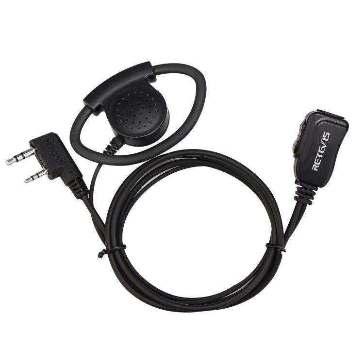 RETEVIS EEK012 Adjustable Contour High Volume K - head Double - needle D - type Ear Hook for H - 777/RT - 5R/RT1/RT2/RT5 /888s/UV5R, EEK012 - ORIWHIZConsumer ElectronicsRETEVISWalkie Talkie