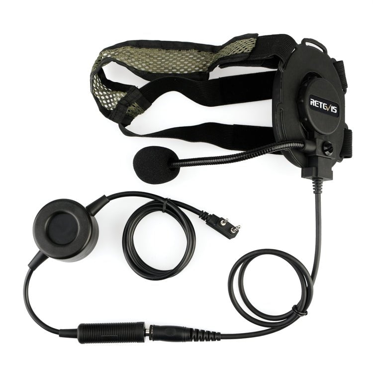 RETEVIS EH060K 2 Pin PPT Waterproof Tactical Military Headphone Microphone, EH060K - ORIWHIZConsumer ElectronicsRETEVISWalkie Talkie
