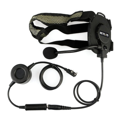 RETEVIS EH060K 2 Pin PPT Waterproof Tactical Military Headphone Microphone, EH060K - ORIWHIZConsumer ElectronicsRETEVISWalkie Talkie