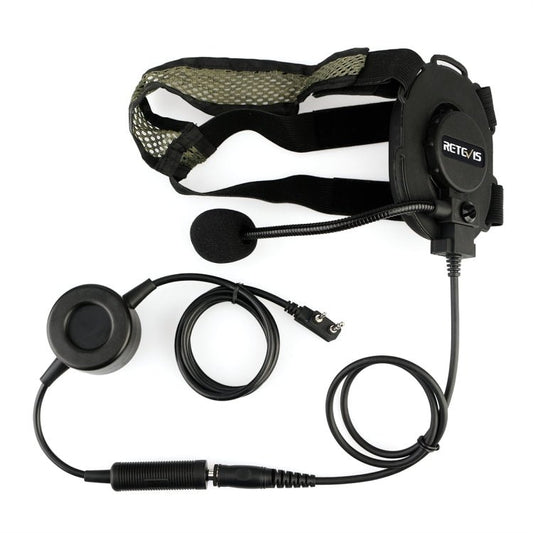 RETEVIS EH060K 2 Pin PPT Waterproof Tactical Military Headphone Microphone, EH060K - ORIWHIZConsumer ElectronicsRETEVISWalkie Talkie
