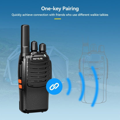 RETEVIS H777 16 Channels Compact Portable Handheld Walkie Talkie With Charging Base, PMR, FRS, 1pair PMR, 1pair FRS - ORIWHIZConsumer ElectronicsHandheld Walkie TalkieRETEVIS