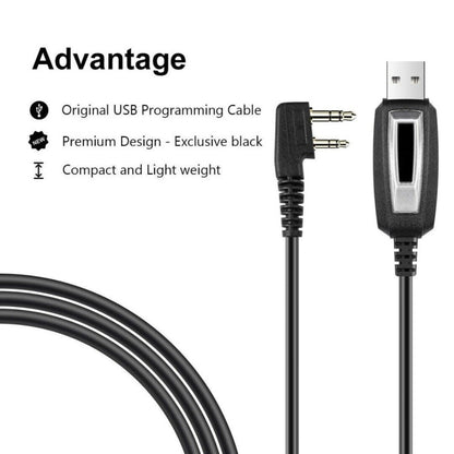 RETEVIS J9110P Dedicated USB Programming Cable for RT3S Series EDA0014386 / EDA0014407, J9110P - ORIWHIZConsumer ElectronicsRETEVISWalkie Talkie