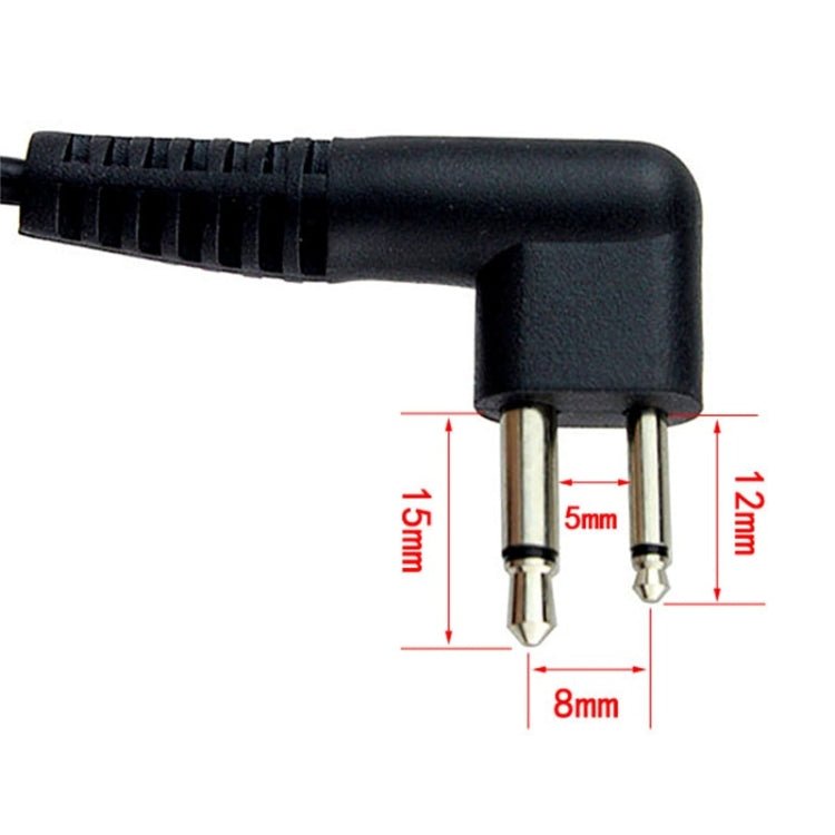 RETEVIS M Throat PTT Covert Acoustic Tube Earphone Speaker Microphone, M Throat - ORIWHIZConsumer ElectronicsRETEVISWalkie Talkie