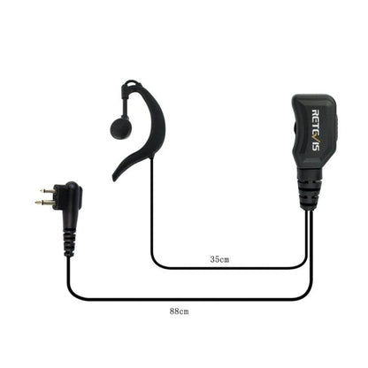RETEVIS R - 111 M Head 2 Pin PTT Adjustable Volume Earphone Microphone for Motorola GP68/GP88/GP300/GP2000, R - 111 M Head - ORIWHIZConsumer ElectronicsRETEVISWalkie Talkie