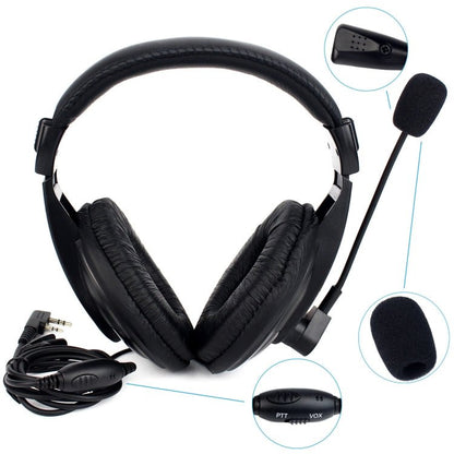 RETEVIS R - 114 2 Pin K Head VOX Headset Earphone Microphone, R - 114 - ORIWHIZConsumer ElectronicsRETEVISWalkie Talkie