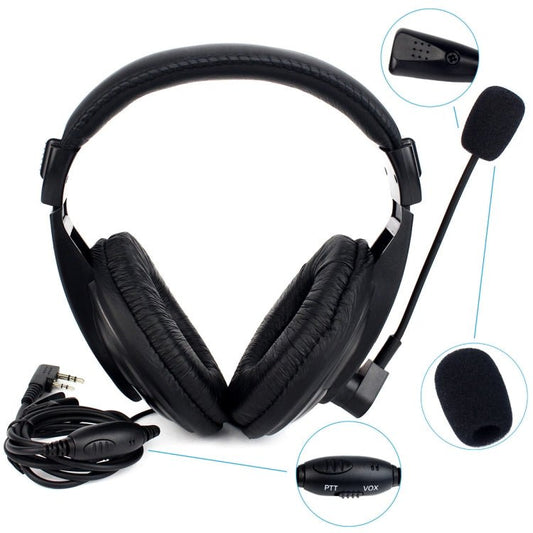 RETEVIS R - 114 2 Pin K Head VOX Headset Earphone Microphone, R - 114 - ORIWHIZConsumer ElectronicsRETEVISWalkie Talkie