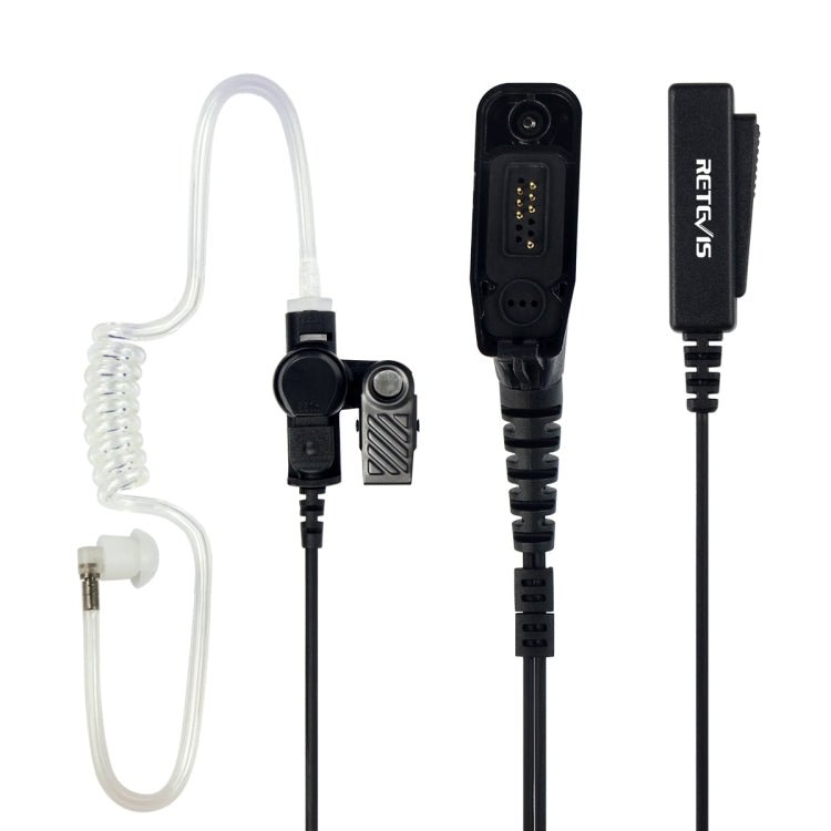 RETEVIS R - 1M21 Two - wire Large PTT Acoustic Tube Earphone Microphone for Motorola XPR6000/XPR6550/DP4800/DP4801, R - 1M21 - ORIWHIZConsumer ElectronicsRETEVISWalkie Talkie