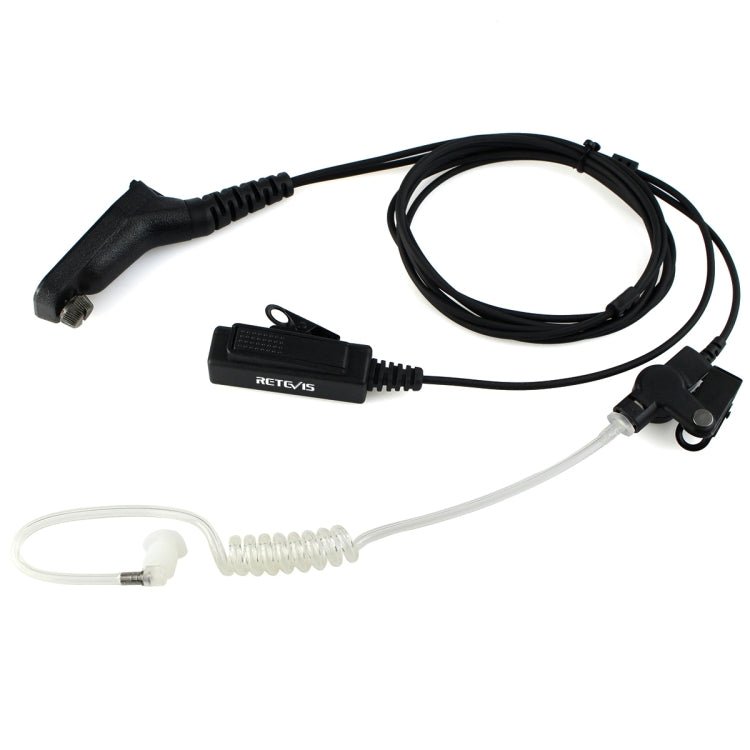 RETEVIS R - 1M21 Two - wire Large PTT Acoustic Tube Earphone Microphone for Motorola XPR6000/XPR6550/DP4800/DP4801, R - 1M21 - ORIWHIZConsumer ElectronicsRETEVISWalkie Talkie