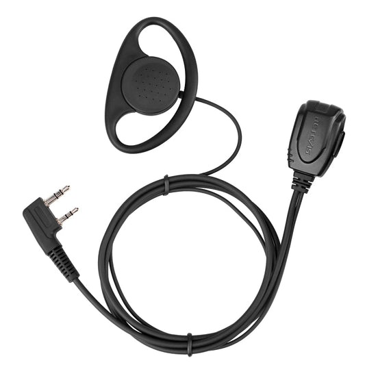 RETEVIS RE - 3224 K 2 Pin D - type Earhook Earphone Microphone for H777/RT21/RT22/RT24/RT1/ RT3/RT81, RE - 3224 - ORIWHIZConsumer ElectronicsRETEVISWalkie Talkie