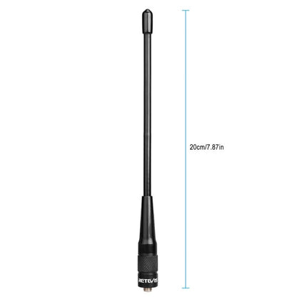 RETEVIS RHD - 701 136 - 174+400 - 480MHz SMA - F Female Dual Band Antenna for H - 777/RT5/RT6/RT7/RT - 5R/888s, RHD - 701 - ORIWHIZConsumer ElectronicsRETEVISWalkie Talkie