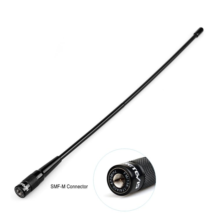 RETEVIS RHD - 771 136 - 174+400 - 480MHz SMA - M Male Dual Band Antenna for RT1/RT2/RT3 TYT MD - 380/UV8000D, RHD - 771 SMA - M - ORIWHIZConsumer ElectronicsRETEVISWalkie Talkie