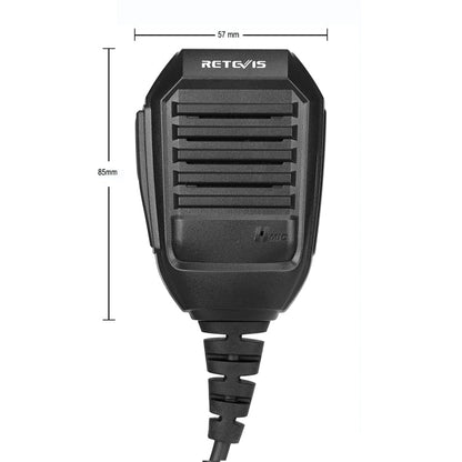 RETEVIS RS - 113 2 Pin Remote Speaker Microphone for H777/UV5R/RT21/RT1/RT3, RS - 113 - ORIWHIZConsumer ElectronicsRETEVISWalkie Talkie