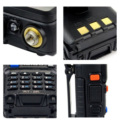 RETEVIS RT - 5R 400 - 520MHz + 136 - 174MHz 128CHS USB Two - segment Handheld Walkie Talkie, USB, EU Plug, UK Plug - ORIWHIZConsumer ElectronicsHandheld Walkie TalkieRETEVIS