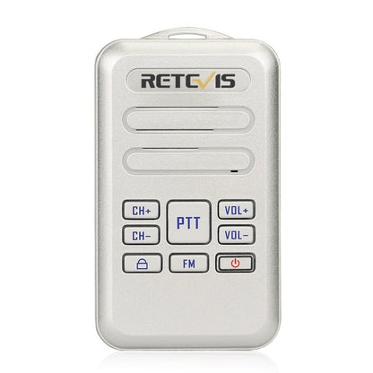 RETEVIS RT20 2W 400 - 470MHz 16CHS Mini FM Radio Two Way Radio Walkie Talkie,, RT20,US Plug, RT20,EU Plug - ORIWHIZConsumer ElectronicsHandheld Walkie TalkieRETEVIS