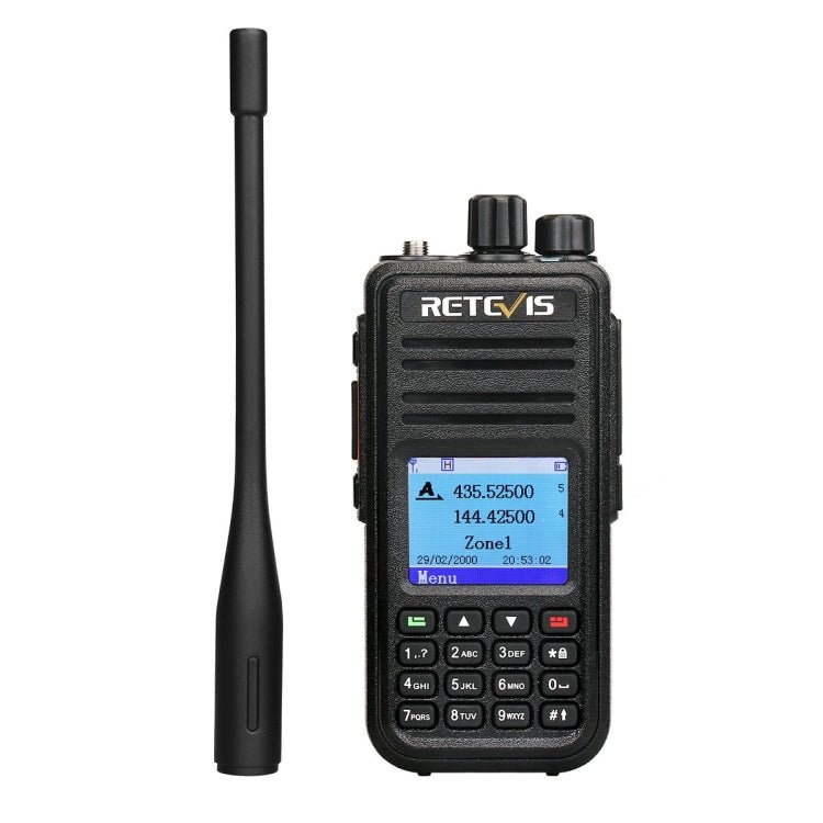 RETEVIS RT3S 136 - 174MHz + 400 - 480MHz 3000CH Handheld DMR Digital Two Way Radio Walkie Talkie, GPS Version, RT3S, GPS Version - ORIWHIZConsumer ElectronicsHandheld Walkie TalkieRETEVIS