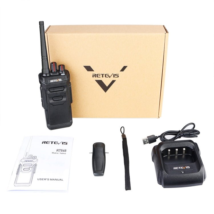RETEVIS RT48 2W 16CHS Waterproof FRS Handheld Walkie Talkie, US Plug, RT48 - ORIWHIZConsumer ElectronicsHandheld Walkie TalkieRETEVIS
