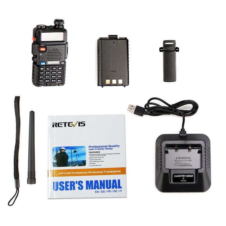 RETEVIS RT5R EU Frequency 144 - 146MHz & 430 - 440MHz Handheld Two Way Radio Walkie Talkie, RT5R EU Frequency - ORIWHIZConsumer ElectronicsHandheld Walkie TalkieRETEVIS