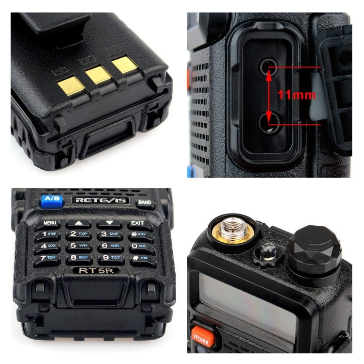 RETEVIS RT5R EU Frequency 144 - 146MHz & 430 - 440MHz Handheld Two Way Radio Walkie Talkie, RT5R EU Frequency - ORIWHIZConsumer ElectronicsHandheld Walkie TalkieRETEVIS