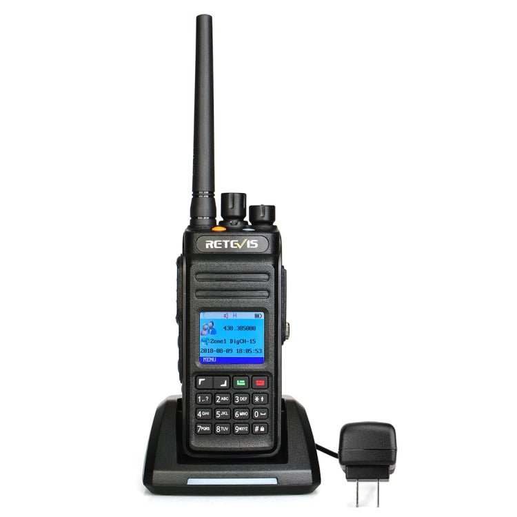 RETEVIS RT83 10W 400 - 470MHz 1024CHS Waterproof DMR Digital Dual Time Two Way Radio Walkie Talkie, GPS Version, RT83, GPS Version - ORIWHIZConsumer ElectronicsHandheld Walkie TalkieRETEVIS