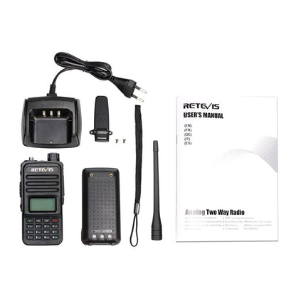 RETEVIS RT85 EU Frequency 136.000 - 174.000MHz+400.000 - 470.000MHz 200CHS Dual Band Digital Two Way Radio Handheld Walkie Talkie, RT85 EU Frequency - ORIWHIZConsumer ElectronicsHandheld Walkie TalkieRETEVIS
