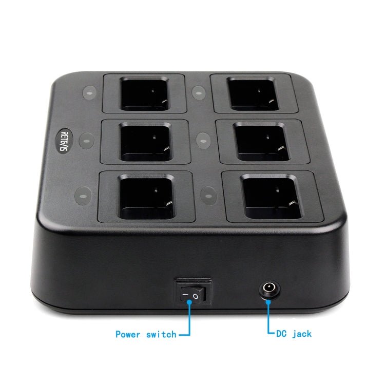 RETEVIS RTC21 Multi - function Six - Way Walkie Talkie Charger for Retevis RT21/RT24,, RTC21 EU Plug, RTC21 US Plug - ORIWHIZConsumer ElectronicsRETEVISWalkie Talkie