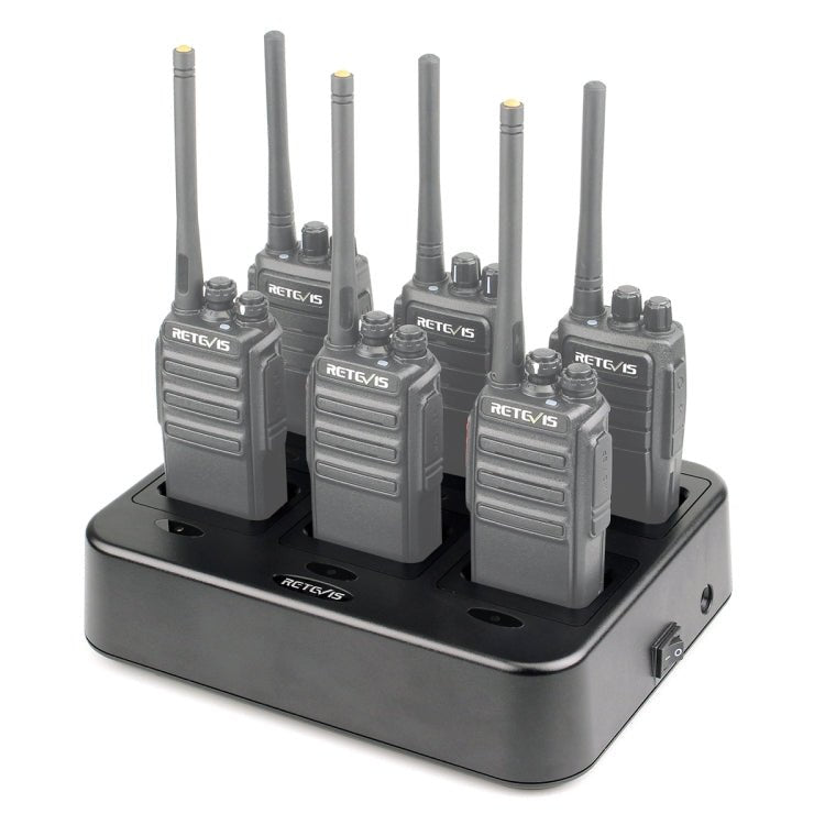 RETEVIS RTC21 Multi - function Six - Way Walkie Talkie Charger for Retevis RT21/RT24,, RTC21 EU Plug, RTC21 US Plug - ORIWHIZConsumer ElectronicsRETEVISWalkie Talkie