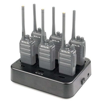 RETEVIS RTC21 Multi - function Six - Way Walkie Talkie Charger for Retevis RT21/RT24,, RTC21 EU Plug, RTC21 US Plug - ORIWHIZConsumer ElectronicsRETEVISWalkie Talkie