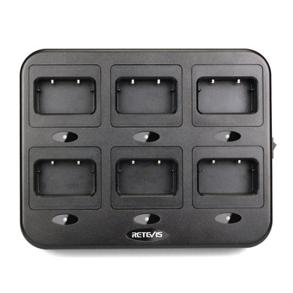 RETEVIS RTC21 Multi - function Six - Way Walkie Talkie Charger for Retevis RT21/RT24,, RTC21 EU Plug, RTC21 US Plug - ORIWHIZConsumer ElectronicsRETEVISWalkie Talkie