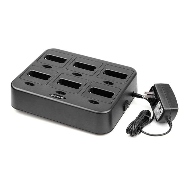 RETEVIS RTC22 Multi - function Six - Way Walkie Talkie Charger for Retevis RT22,, RTC22 EU Plug, RTC22 US Plug - ORIWHIZConsumer ElectronicsRETEVISWalkie Talkie