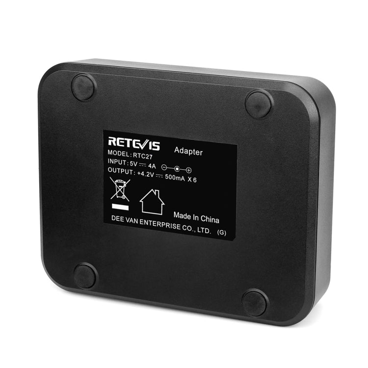 RETEVIS RTC27 Multi - function Six - Way Walkie Talkie Charger for Retevis RT27,, RTC27 EU Plug, RTC27 US Plug - ORIWHIZConsumer ElectronicsRETEVISWalkie Talkie
