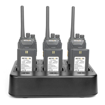 RETEVIS RTC27 Multi - function Six - Way Walkie Talkie Charger for Retevis RT27,, RTC27 EU Plug, RTC27 US Plug - ORIWHIZConsumer ElectronicsRETEVISWalkie Talkie
