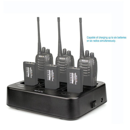 RETEVIS RTC777 Six - Way Walkie Talkie Charger for Retevis H777,, RTC777 AU Plug, RTC777 US Plug, RTC777 EU Plug, RTC777 UK Plug - ORIWHIZConsumer ElectronicsRETEVISWalkie Talkie