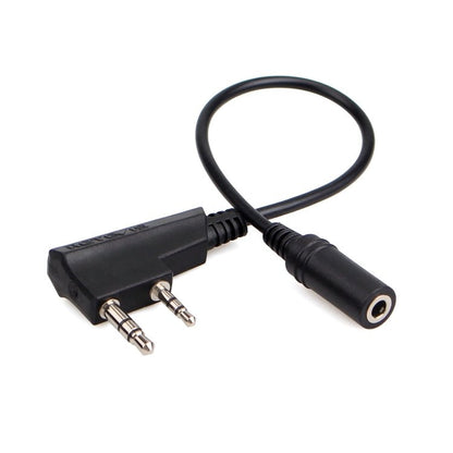RETEVIS TCK01 Kenwood 2 Pin to 3.5mm Female Mobile Phone Audio Earphone Transfer Cable for RT21/RT22/RT24/RT7/RT27/H777, TCK01 - ORIWHIZConsumer ElectronicsRETEVISWalkie Talkie