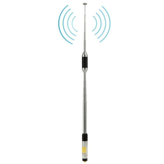 RH770 Dual Band 144/430MHz High Gain SMA - F Telescopic Handheld Radio Antenna for Walkie Talkie, Antenna Length: 93cm - ORIWHIZConsumer ElectronicsWalkie TalkieWalkie Talkie Antenna