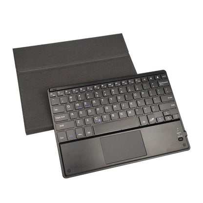 RK102C Detachable Magnetic Plastic Bluetooth Keyboard with Touchpad + Silk Pattern TPU Tablet Case for iPad 10.2, with Pen Slot & Bracket, RK102C - ORIWHIZApple AccessoriesiPad KeyboardiPad Keyboard Universal