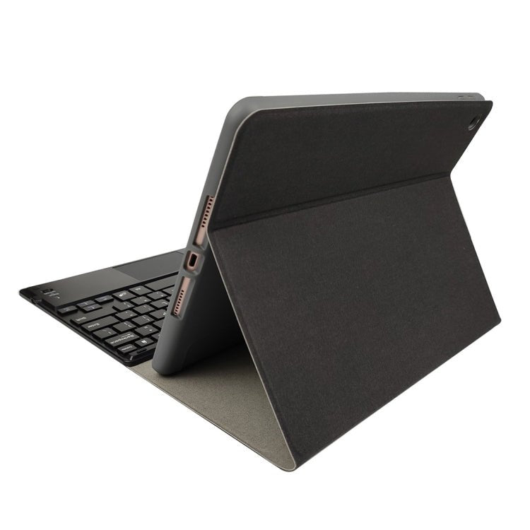 RK102C Detachable Magnetic Plastic Bluetooth Keyboard with Touchpad + Silk Pattern TPU Tablet Case for iPad 10.2, with Pen Slot & Bracket, RK102C - ORIWHIZApple AccessoriesiPad KeyboardiPad Keyboard Universal
