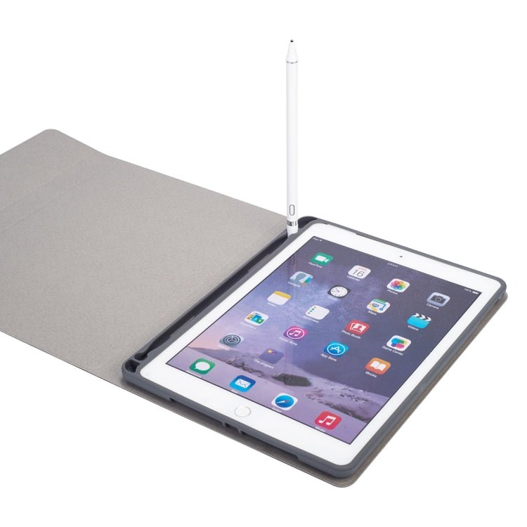 RK508 For iPad Air 2 & Air 1 / Pro 9.7 inch & 2017 iPad & 2018 iPad Silk Texture Detachable Plastic Bluetooth Keyboard Leather Tablet Case with Stand & Pen Slot Function - ORIWHIZApple AccessoriesiPad KeyboardiPad Keyboard Universal