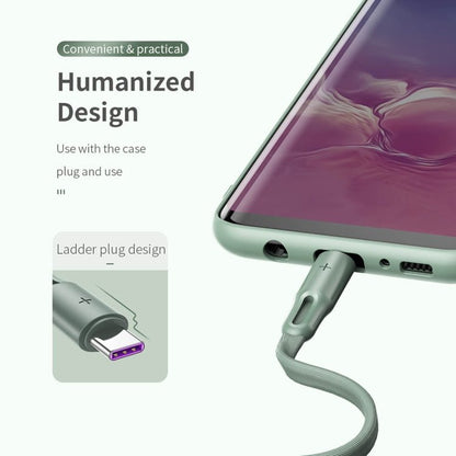 ROCK S1 5V / 2.4A USB - C / Type - C Charging + Data Synchronization TPE Flat Shape Data Cable, Cable Length: 1m, USB - C / Type - C - ORIWHIZ