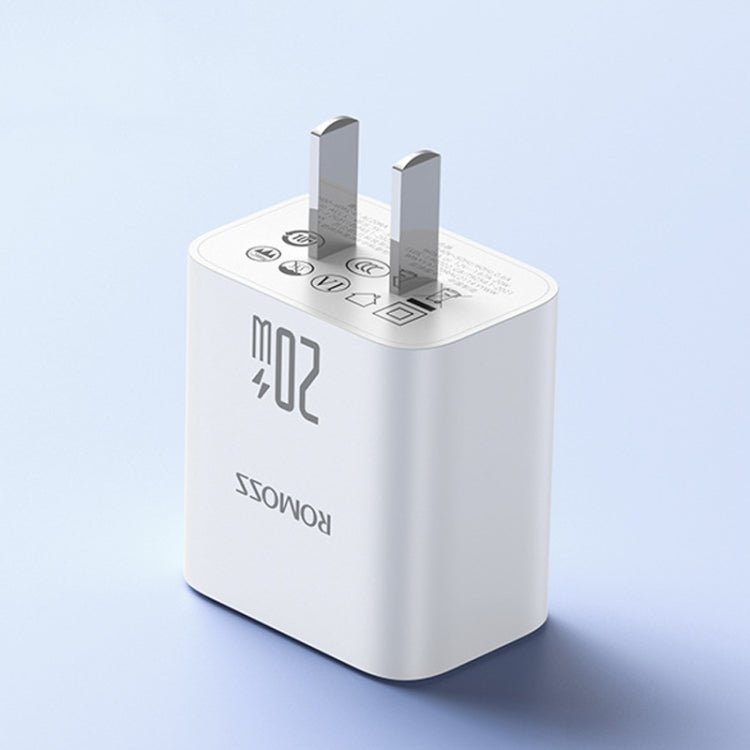 ROMOSS AC20RA PD 20W Type - C/USB - C Charger Adapter CN Wall Plug, Only Plug, With Cable Kit - ORIWHIZ