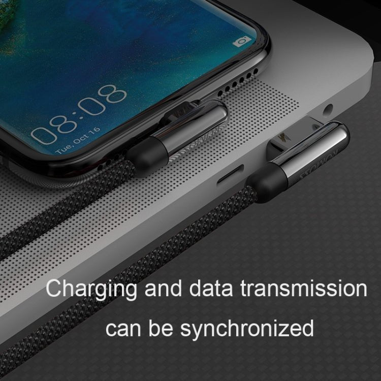 ROMOSS CB30B Type - C / USB - C Android Data Cable Mobile Phone Elbow Fast Charging Line, CB30B 0.2m, CB30B 1.2m - ORIWHIZ