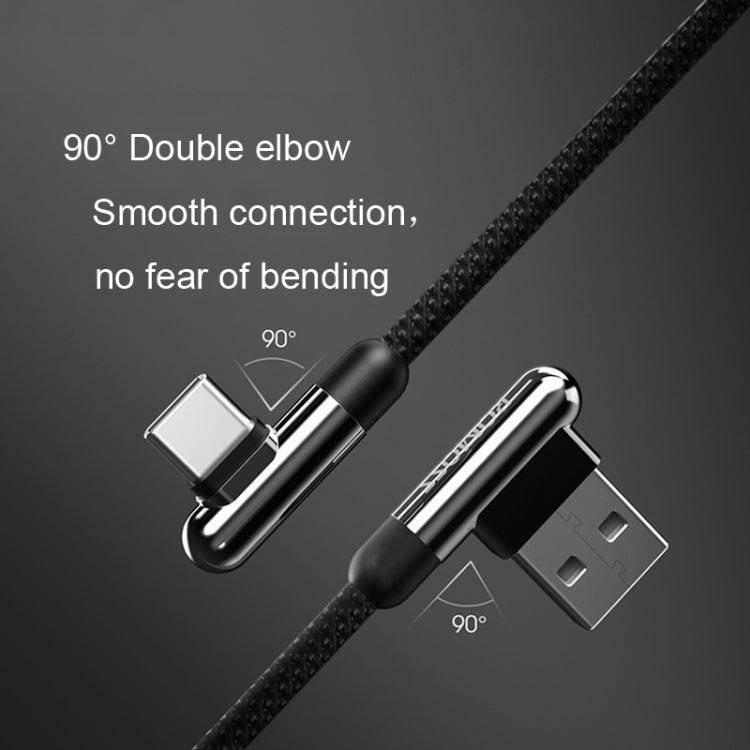ROMOSS CB30B Type - C / USB - C Android Data Cable Mobile Phone Elbow Fast Charging Line, CB30B 0.2m, CB30B 1.2m - ORIWHIZ